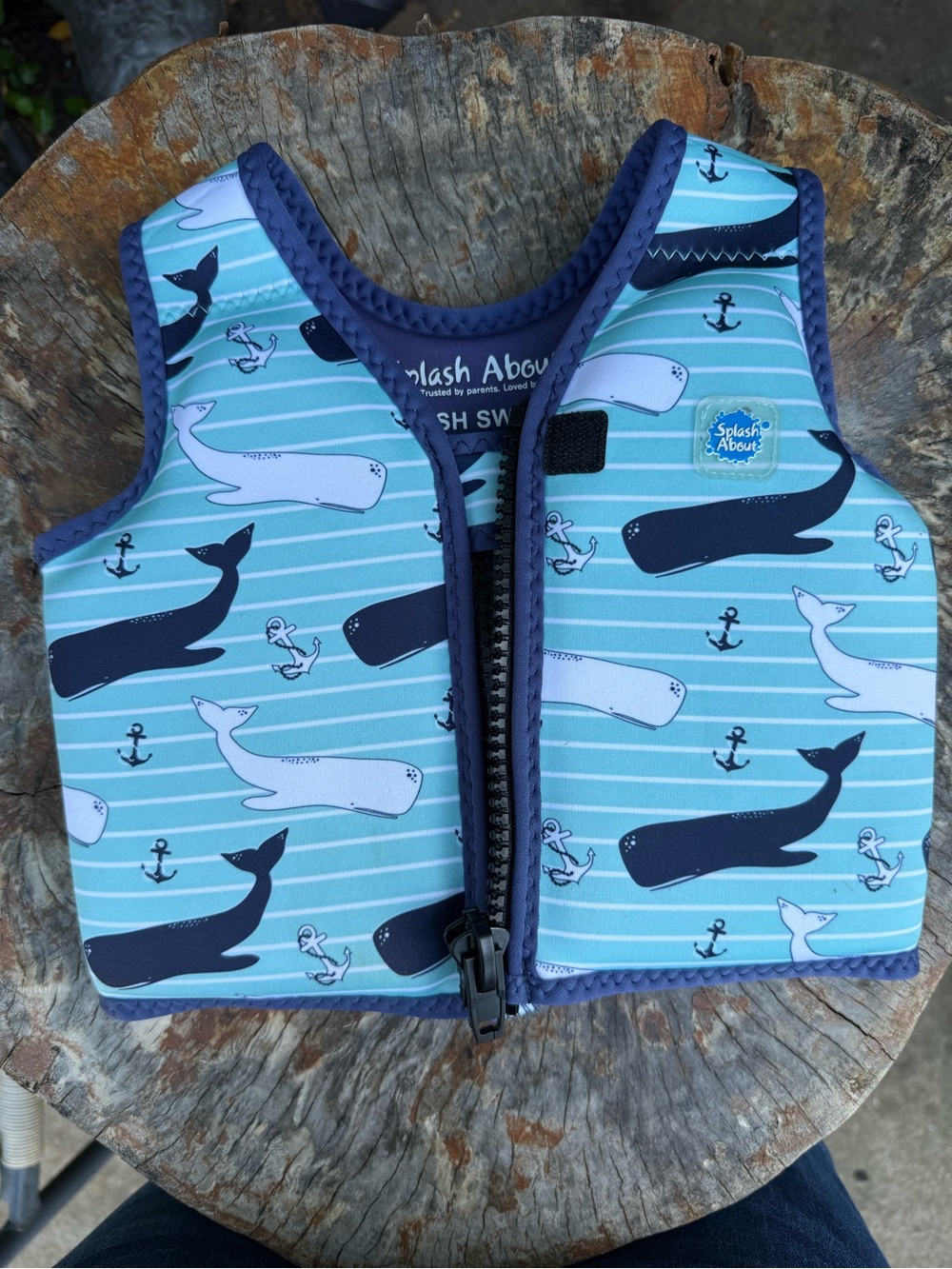 Kids' Blue Whale Swim Vest - Toddler Life Jacket